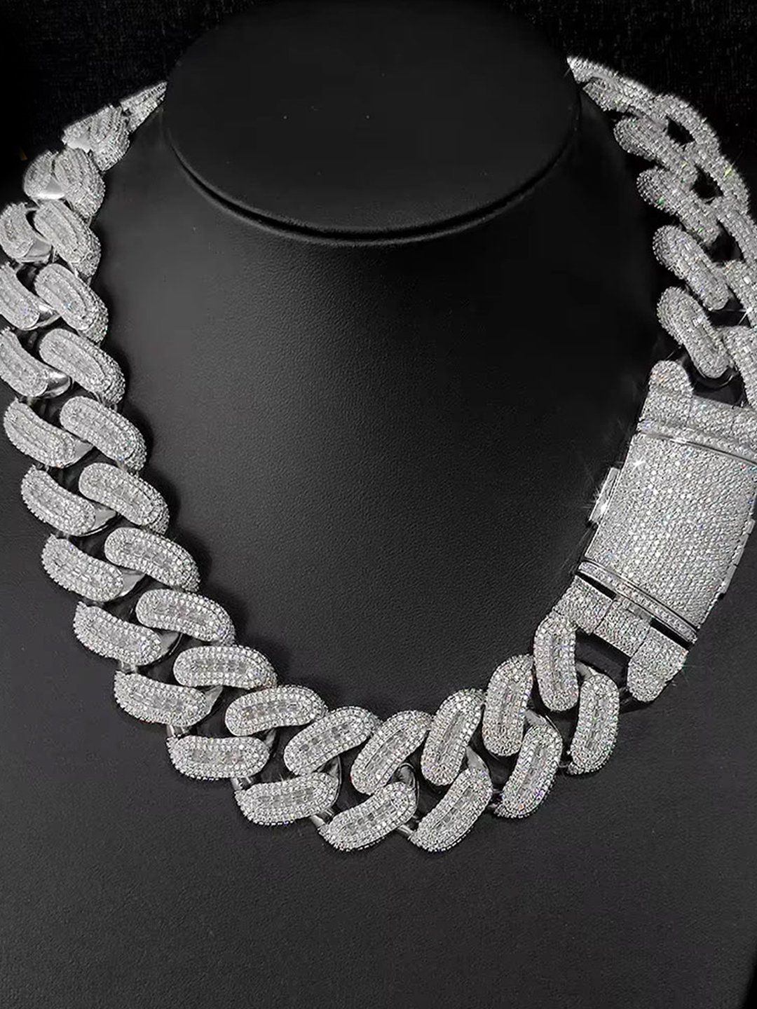 29MM Baguette Cuban Link Chain